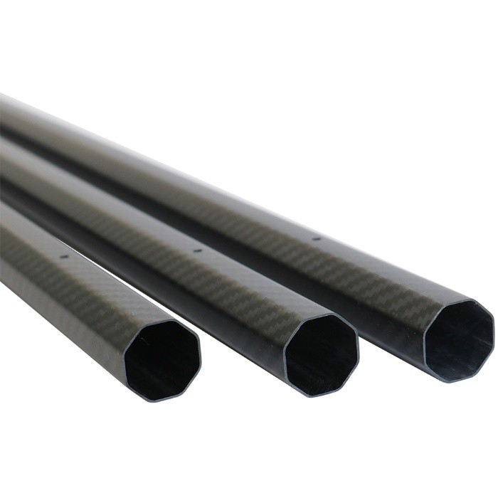 Tubo ottagonale in fibra di carbonio