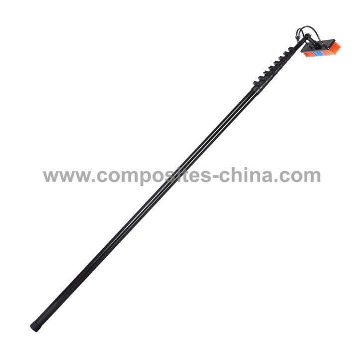 Asta per la pulizia delle finestre in fibra di carbonio da 15 m