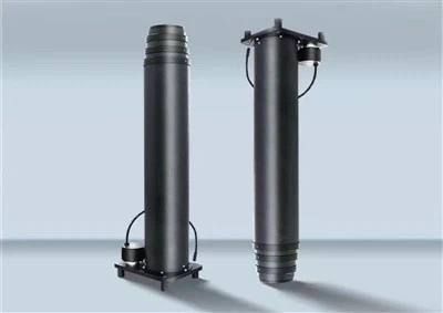 Asta telescopica motorizzata in fibra di carbonio